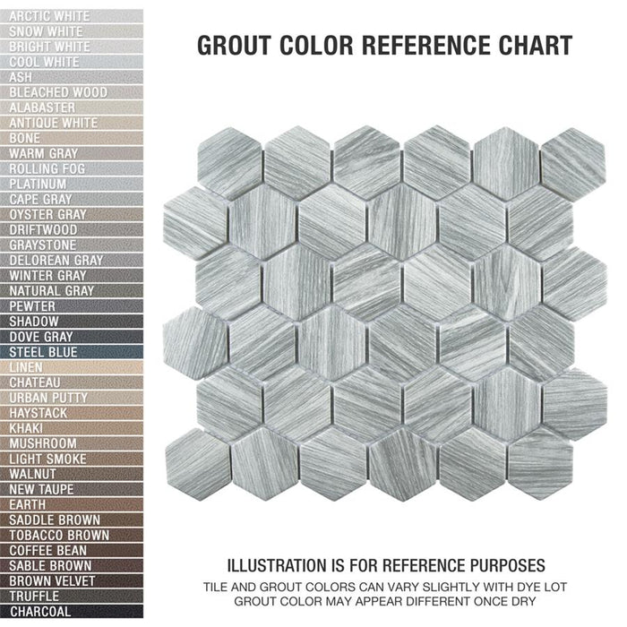 Llama Porcelain Silver Smoke Mosaic Matte 2
