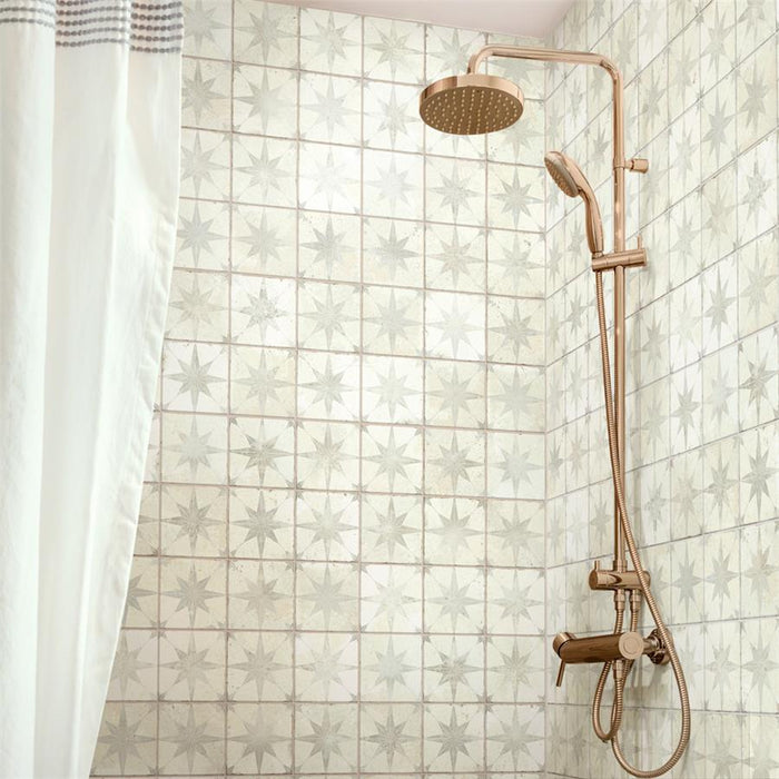 Harmonia Ceramic Kings Star White Tile Matte 6