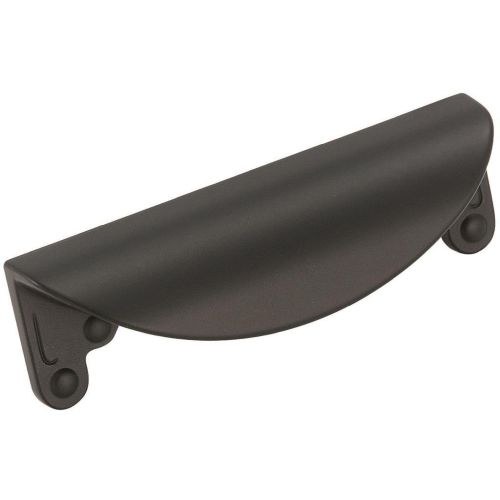 Inspirations Zinc Matte Black Cabinet Pull 1