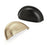 Cup Pulls Zinc Matte Black Cabinet Pull 4