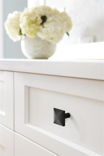 Extensity Zinc Matte Black Cabinet Knob 5