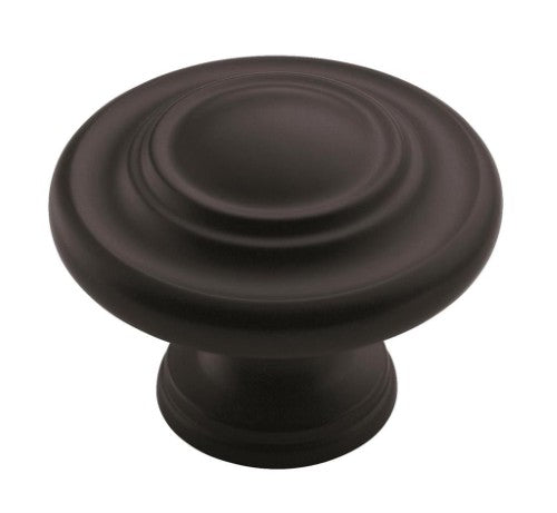 Inspirations Zinc Matte Black Cabinet Knob 2