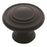 Inspirations Zinc Matte Black Cabinet Knob 1