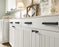 Stature Zinc Matte Black Cabinet Knob 8