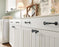 Fairfield Zinc Matte Black Cabinet Pull 12