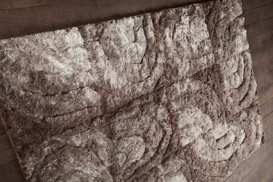 Polyester 51104 Area Rug Textured 3