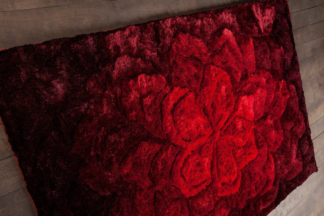 Polyester 51105 Area Rug Textured 3