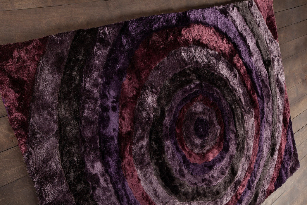 Polyester 51106 Area Rug Textured 3