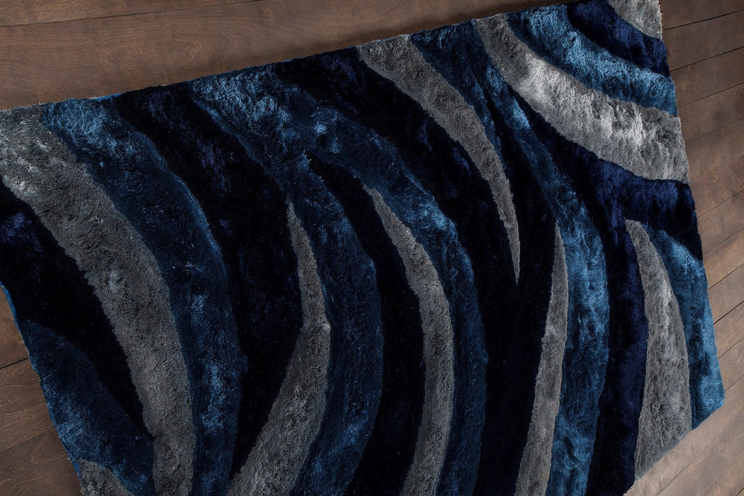 Polyester 51114 Area Rug Textured 3