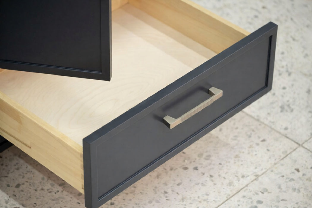 Frame Wood Dark Gray Bathroom Vanity Dark Gray 13