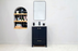 Frame Wood Dark Gray Bathroom Vanity Dark Gray 2