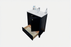 Frame Wood Dark Gray Bathroom Vanity Dark Gray 3