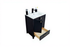 Frame Wood Dark Gray Bathroom Vanity Dark Gray 4