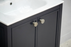 Frame Wood Dark Gray Bathroom Vanity Dark Gray 9