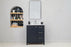 Frame Wood Dark Gray Bathroom Vanity Dark Gray 2
