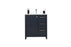 Frame Wood Dark Gray Bathroom Vanity Dark Gray 1