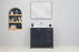 Frame Wood Dark Gray Bathroom Vanity Dark Gray 2
