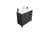 Frame Wood Dark Gray Bathroom Vanity Dark Gray 3