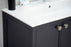 Frame Wood Dark Gray Bathroom Vanity Dark Gray 5