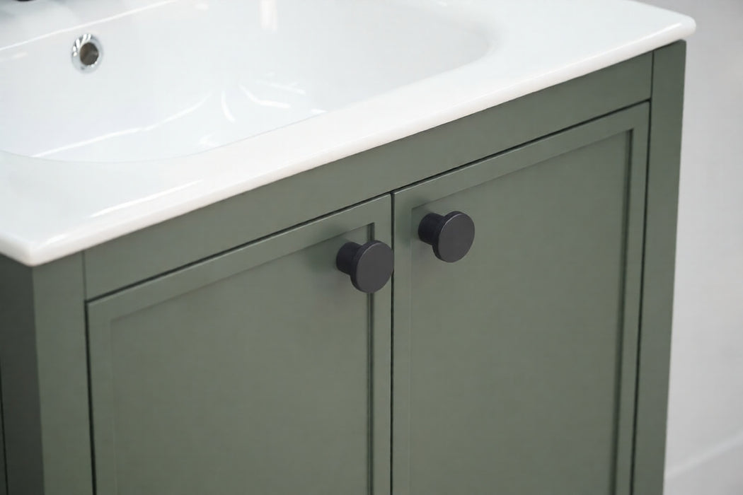 Frame Wood Pine Green Bathroom Vanity Pine Green 6