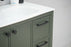 Frame Wood Pine Green Bathroom Vanity Pine Green 5