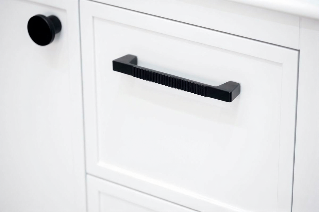 Frame Wood White Bathroom Vanity White 7