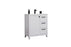 Frame Wood White Bathroom Vanity White 1