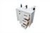 Frame Wood White Bathroom Vanity White 3