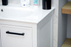 Frame Wood White Bathroom Vanity White 5