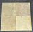French Vanilla Natural Cleft Face, Gauged Back Slate Tile - 12" x 12"