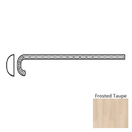 Saybrook Vinyl Frosted Taupe Sfros Stair Tread Urethane 1