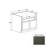 Slim Shaker Style Wood Aston Green Sink Base Cabinet Aston Green 1