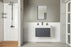 Gala Wood Dark Gray Bathroom Vanity Dark Gray 2