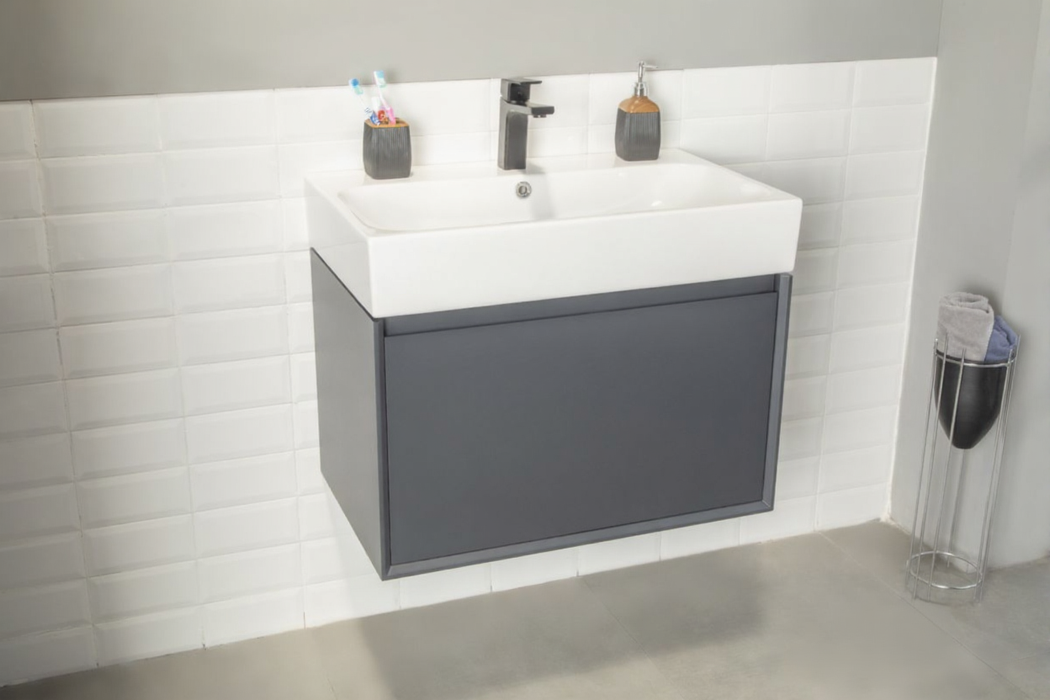Gala Wood Dark Gray Bathroom Vanity Dark Gray 3