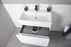 Gala Wood White Bathroom Vanity White 3