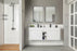 Gala Wood White Bathroom Vanity White 2