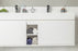 Gala Wood White Bathroom Vanity White 4