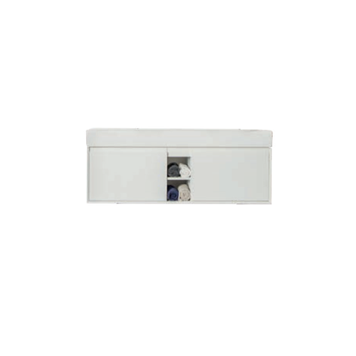 Gala Wood White Bathroom Vanity White 1