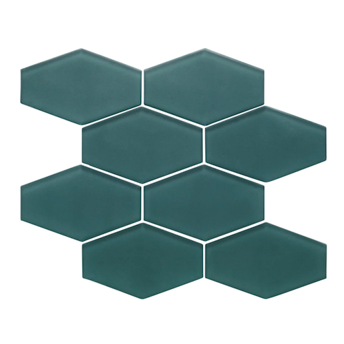 Java Lagoon Tile Island Stone Glass Essentials Lagoon Glossy and Matte Glass Mosaic ...