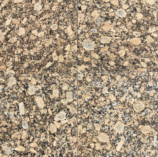 Full Tile Sample - Giallo Fiorito Granite Tile - 18" x 18" x 1/2" Polished