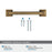 Mulholland Zinc Gilded Bronze Cabinet Pull 6