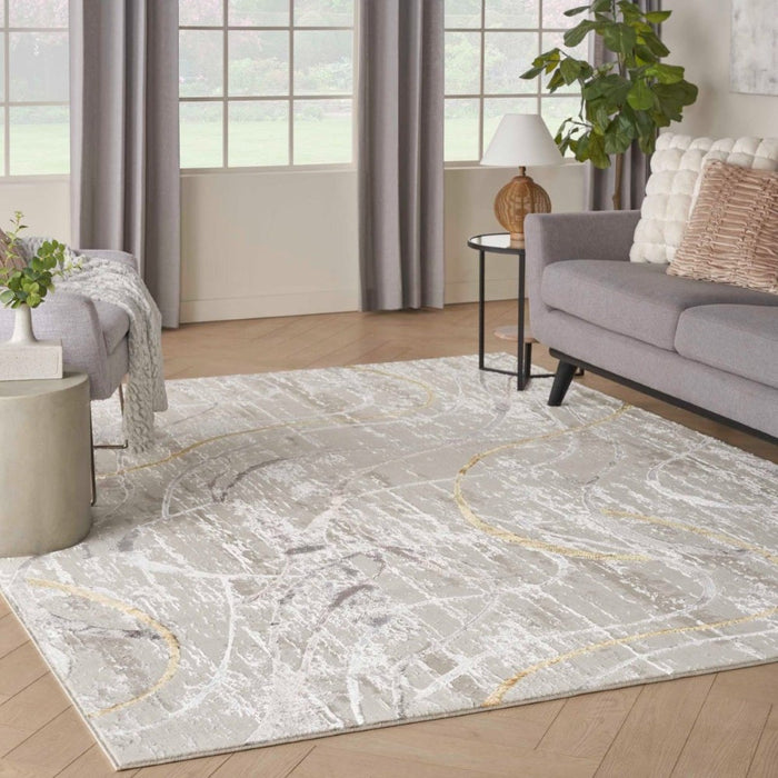 Glitz Ivory Multicolor Polyester IVMTC