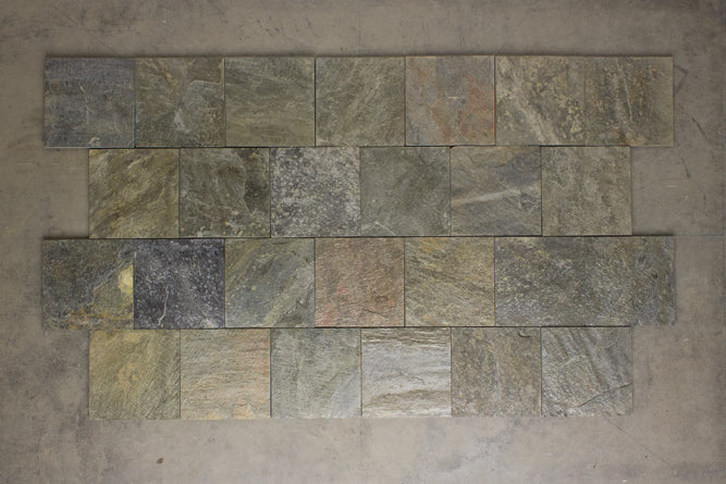Gold Green Quartzite Tile Tumbled 1