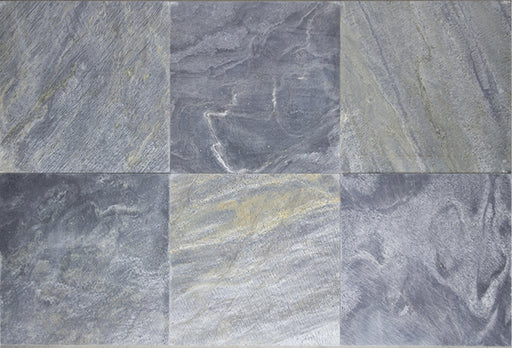 Full Tile Sample - Gold Green Slate Tile - 16" x 16" x 1/2" Polished