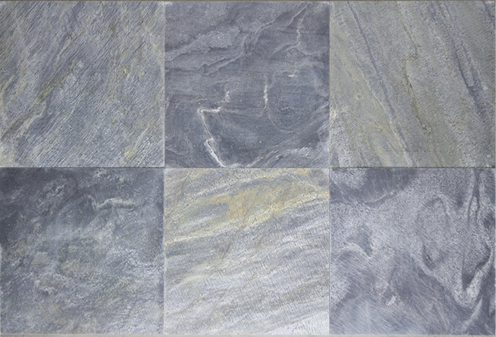 Gold Green Slate Tile - Polished