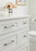 Mulino Zinc Golden Champagne / Matte Black Cabinet Knob 5