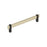 Mulino Zinc Golden Champagne / Matte Black Cabinet Pull 5