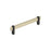 Mulino Zinc Golden Champagne / Matte Black Cabinet Pull 4
