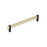 Mulino Zinc Golden Champagne / Matte Black Cabinet Pull 6