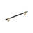 Urbanite Zinc & Aluminum Golden Champagne / Matte Black Cabinet Pull 6